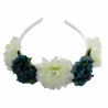 DIADEMA CINCO FLORES