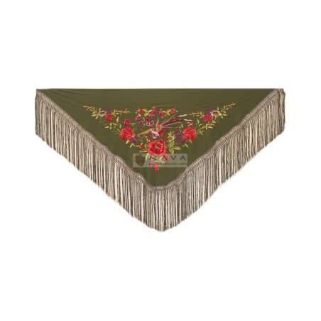 MANTONCILLO BORDADO PÁJARO