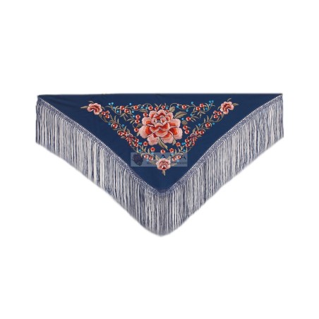 MANTONCILLO BORDADO ROSA GRANDE