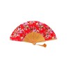 ABANICO MADERA LUJO FLORES