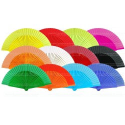 ABANICO SURTIDO LISO COLORES