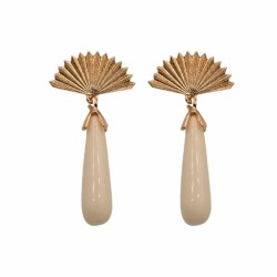 PENDIENTE ABANICO CON LAGRIMA MEDIANA