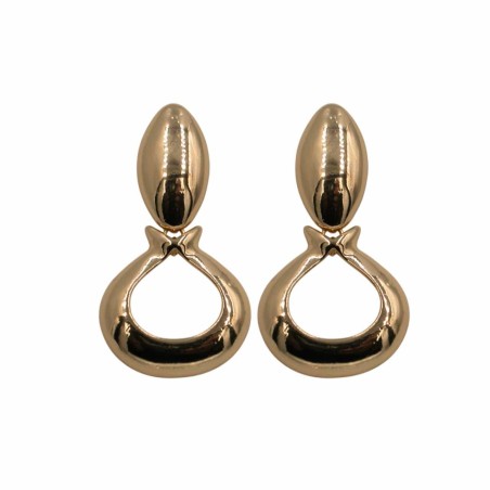 PENDIENTE ARGOLLA DORADO