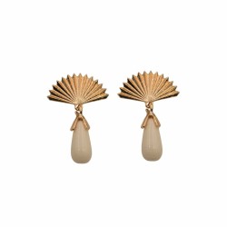 PENDIENTE LAGRIMA ABANICO PEQ.