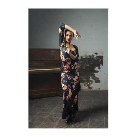 Falda Yumbel Punto Elástico Estampado Adulto