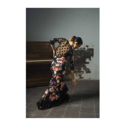 Falda Yumbel Punto Elástico Estampado Adulto