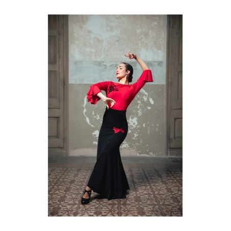 Falda Voluta Punto Elástico