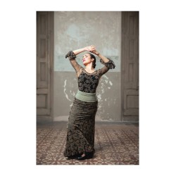 Falda Cabriolé Tul Elástico Estampado Adulto