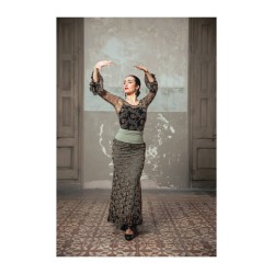 Falda Cabriolé Tul Elástico Estampado Adulto