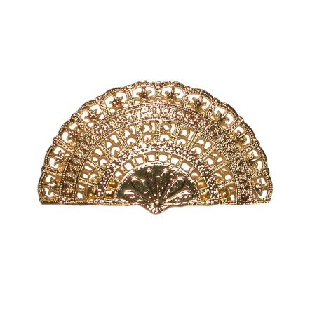 BROCHE METAL ABANICO