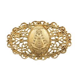 BROCHE METAL VIRGEN ROCIO