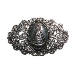 BROCHE METAL VIRGEN ROCIO
