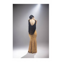 Vestido Lei Punto Elástico Estampado Adulto