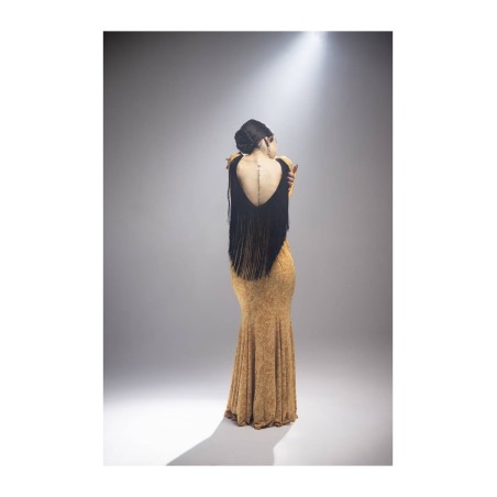 Vestido Lei Punto Elástico Estampado Adulto