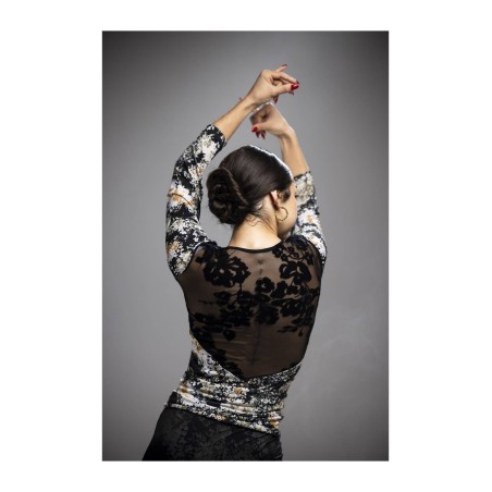 Body Tierra Punto Elástico Estampado Adulto