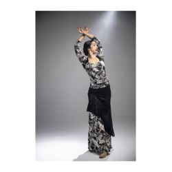 Body Tierra Punto Elástico Estampado Adulto