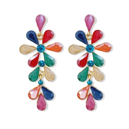 PENDIENTE FLOR COLGANTE