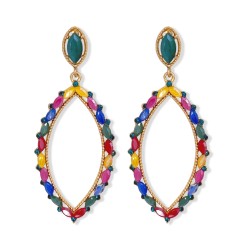 PENDIENTES HOJITAS OVALADO