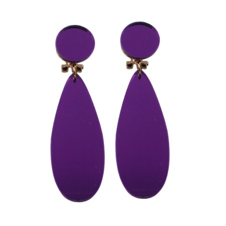 PENDIENTE LAGRIMA ESPEJO