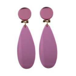 PENDIENTE LAGRIMA ESPEJO