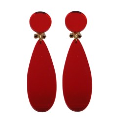 PENDIENTE LAGRIMA ESPEJO