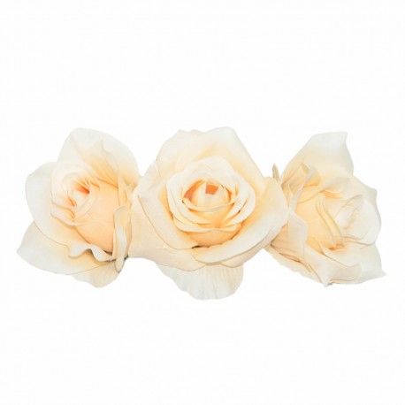 FLOR TIARA 3 ROSAS MEDIANAS