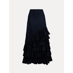 Falda con 5 Volantes