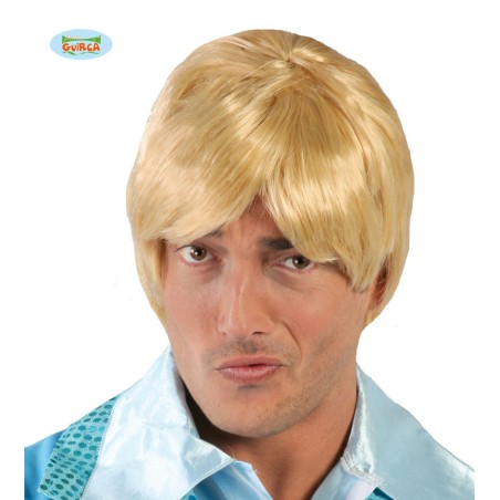 PELUCA HOMBRE RUBIA(ENVASE CAJA)