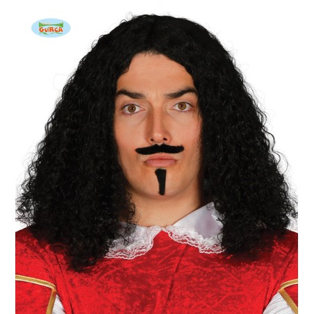 PELUCA EPOCA CON BIGOTE Y PERILLA(ENVASE CAJA)