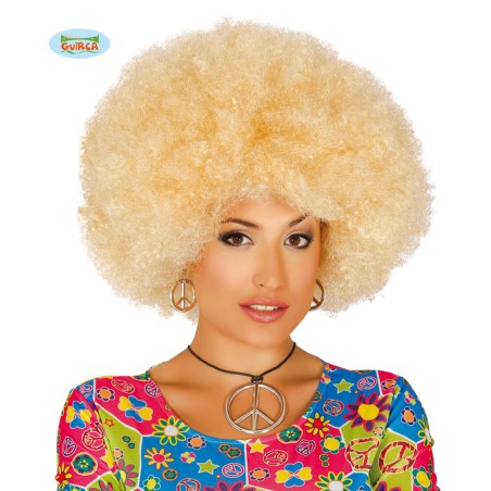 PELUCA AFRO RUBIA EXTRA