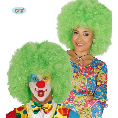PELUCA AFRO VERDE EXTRA