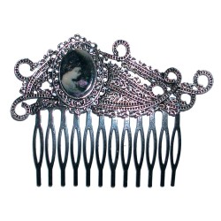 PEINECILLO FLAMENCA METAL CAMAFEO