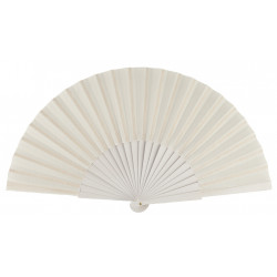 Abanico de madera en colores