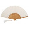 Abanico liso seda Arce