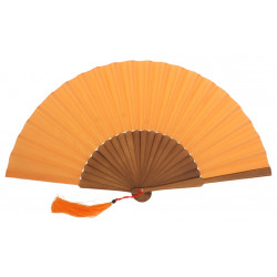 Abanico liso seda Arce