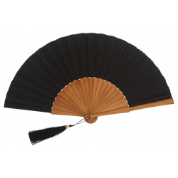 Abanico liso seda Arce