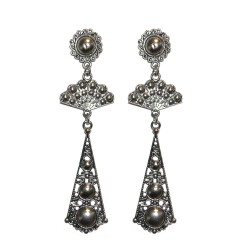 PENDIENTE FLAMENCA METAL