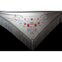 Mantón Bordado Mediano