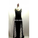 Vestido de Flamenca de Tirantes y Godets