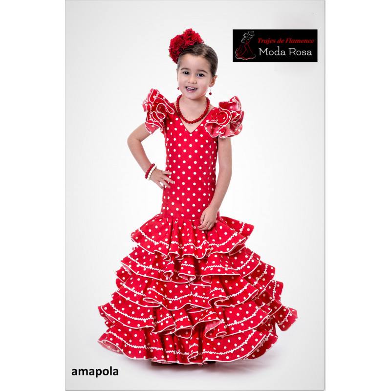 Amapola - Trajes de flamencos Rosa