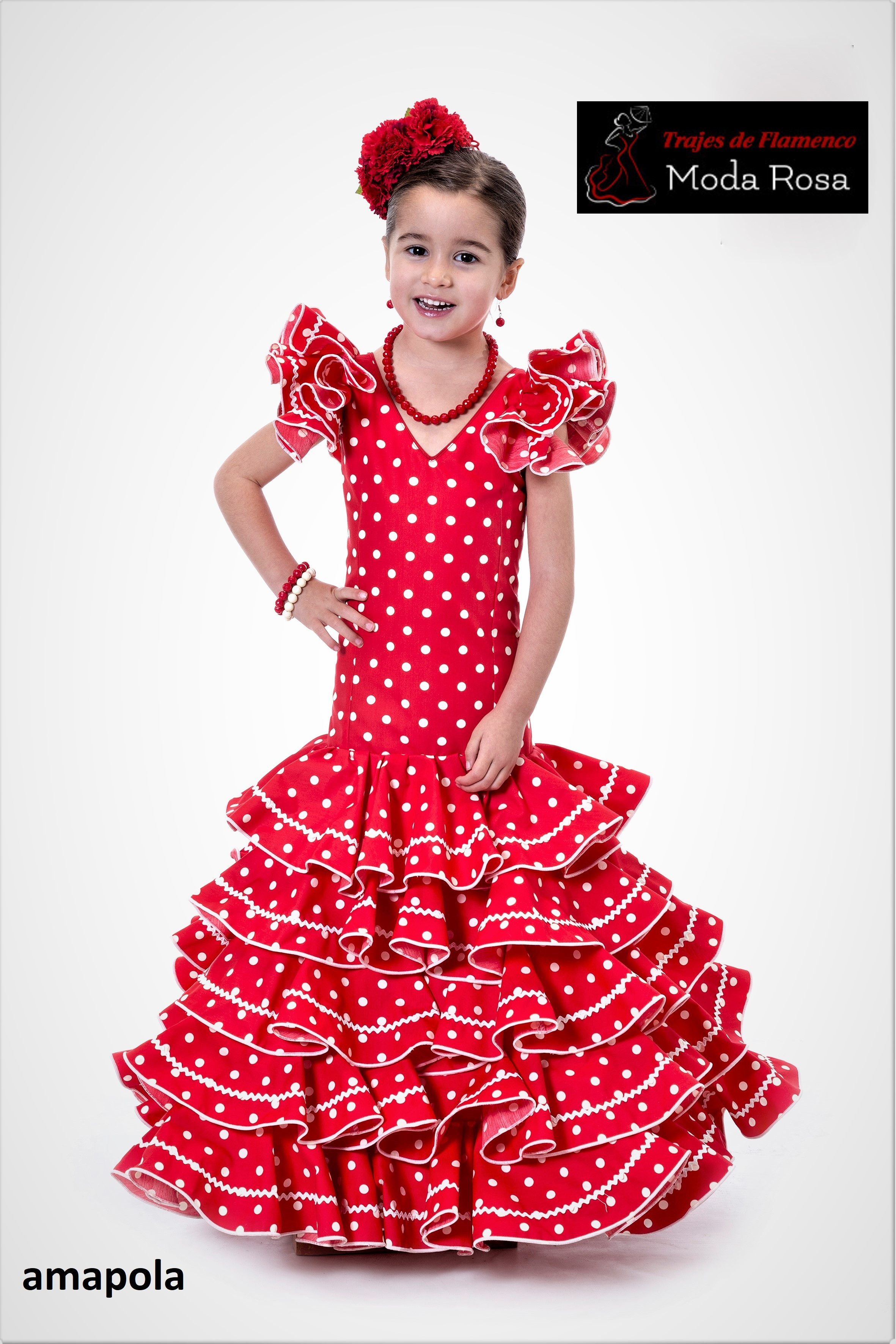 Zapato niña - Trajes de flamencos Moda Rosa