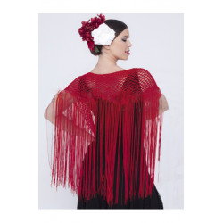  Flecos de Cuello para Danza Flamenco o sevillanas. Adorno de  Cuello, algodón (Dark Pink)