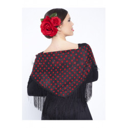 Mantón Flamenco para Mujer Estampado con Lunares
