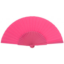 Abanico de madera en colores