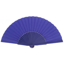 Abanico de madera en colores