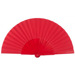 Abanico de madera en colores