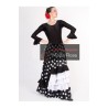 Falda con 5 Volantes