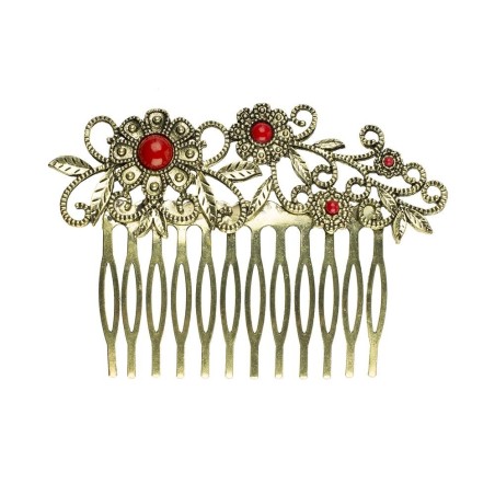 PEINECILLO DE METAL CON BOLAS