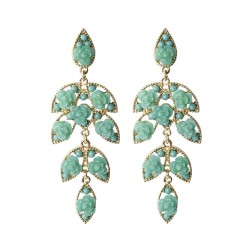 PENDIENTE FLAMENCA ROSAS