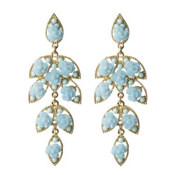 PENDIENTE FLAMENCA ROSAS